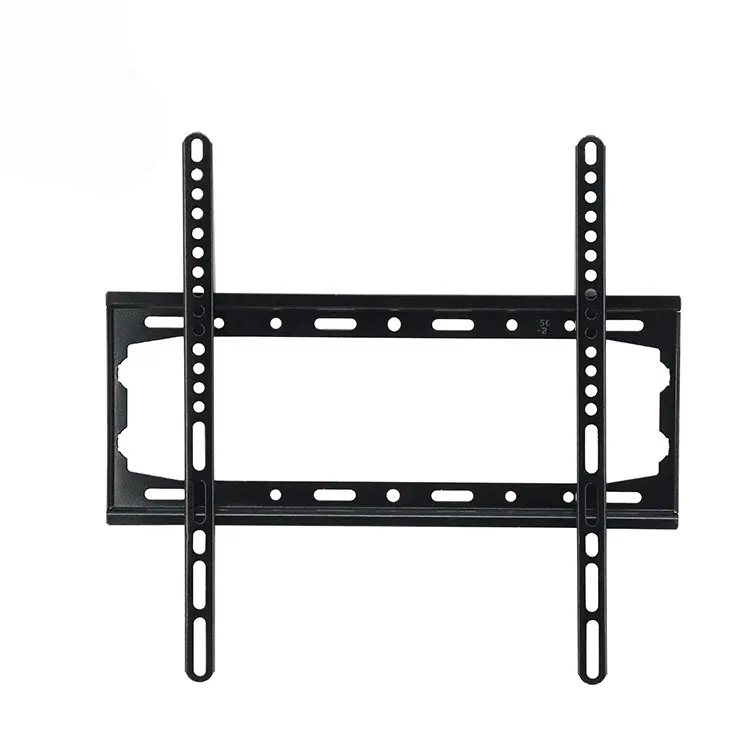 Universal LED Panel LCD Tv Braket Dinding Modern Ruang Tamu Layar Tv Baja Logam Berdiri Tetap Tv Mount