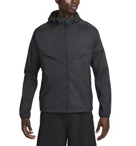 Chaqueta Deportiva Casual Cortavientos para Hombre, Cuello Alto, Logotipo Reflectante en el Brazo, Cierre de Cremallera, Cortavientos de Lona, Estilo Urbano, Otoño - Product Image 1