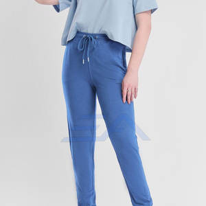 Pantalones de Mujer de Invierno, Planos, de Alta Calidad, Transpirables, de Poliéster/Algodón, Servicio OEM, Diseño de Logotipo Personalizado, Precio Bajo - Product Image 4