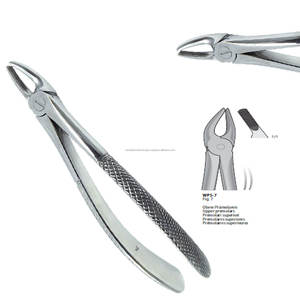 Forceps d'extraction dentaire World Precision Surgical WPS-7 pour les prémolaires supérieurs, en acier inoxydable, avec poignée ergonomique - Product Image 4