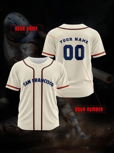 เสื้อเบสบอลสำหรับทุกเพศเสื้อเจอร์ซีย์เล่นเบสบอลระบายอากาศได้ดี - Product Image 6