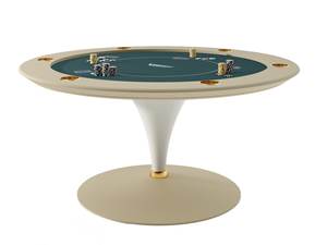Table de poker pliable personnalisable de luxe moderne Table de poker ovale et carrée portable Table de jeu de casino de meilleure qualité - Product Image 6