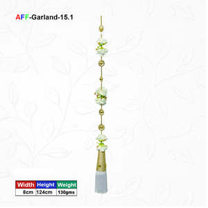Flor Artificial 6 Amarillas Ladi AFF-Garland-15.3 Precio Rs.190/Pieza - Product Image 1