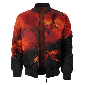 Customized Wholesale Stock Sublimation Printed Winter Jackets Pakistan Supplier Custom Design With Logo Men Jackets