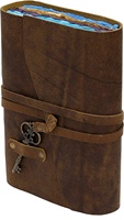 Carnet en cuir véritable vintage NEW ERA, reliure cousue, couverture rigide, écologique, 100 feuilles, impression numérique, logo personnalisé
