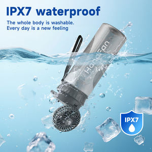 HandFan IPX7 Su Geçirmez Şarj Edilebilir Mini Fan 650ml Sızdırmaz Çevre Dostu 3 Hızlı Açık Hava Kamp Fitness Su Şişesi - Product Image 4