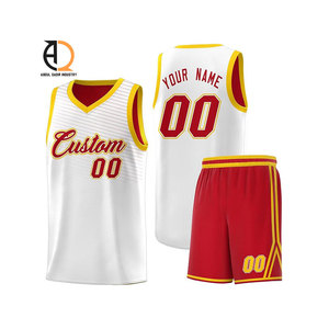 Latest Design OEM High Quality Basketball Uniform Sets for Adults Custom Logo & Colors 100% <b>Polyester</b> Comfortable Breathable - Product Image 6
