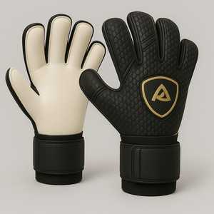 Guantes de Portero Premium para Partido y Entrenamiento, Correa de Muñeca Ajustable, Diseño de Nivel Profesional, Corte Negativo de Goma - Product Image 3