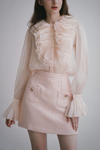 เสื้อเบลาส์อแมนด้าสไตล์หรูหราสำหรับผู้หญิงเทรนด์ใหม่เสื้อเชิ้ตสตรีเสื้อแฟชั่นชั้นสูงบริการดี - Product Image 5