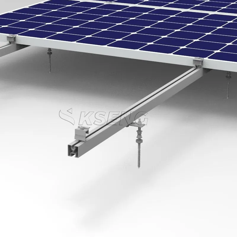 Pv 장착 세트 태양 전지 패널 지붕 타일 지붕 고정 태양 전지 모듈 홀더 레일 알루미늄 마운트 레일 및 지붕 후크