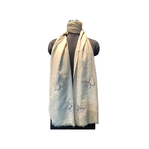 Estola de trabajo de lana con lentejuelas de nuevo diseño de última colección disponible a un precio razonable - Product Image 2