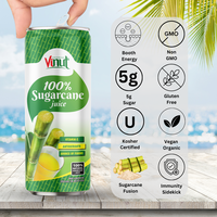 Boisson au jus de canne à sucre et pandan de l'usine du Vietnam 250 ml (8,4 fl oz) |   Prix de gros sans sucre, échantillon gratuit, marque privée