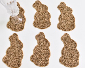 Posavasos Modernos Multicolores con Cuentas, Ecológicos, Hechos a Mano, Decorativos para Bebidas, para Mesa de Cocina, Comedor, Té, Café - Product Image 5