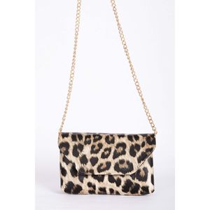 Bolso de Mano con Correa de Cadena con Estampado de Cocodrilo y Leopardo, Accesorio de Moda - Product Image 2
