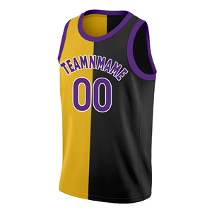 Maillot de basket-ball personnalisé par sublimation, couleur personnalisée, taille plus, respirant, séchage rapide, manches courtes, spandex/coton, unisexe - Product Image 3