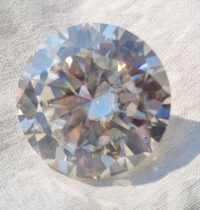 108,50 Cts Blanco Tamaño Grande Moissanite Diamante Hecho A Mano - Product Image 3