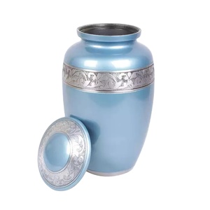Classic Blue Fire Urn Premium Grade Cremation Urns Standard Quality <b>Funeral</b> <b>Supplies</b> Ideal <b>Funeral</b> <b>Supplies</b> - Product Image 5