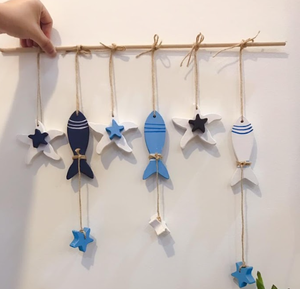 Sculpture de poisson en bois écologique-Artisanat traditionnel fait à la main-Sculpture sur bois naturel pour la décoration de la maison - Product Image 6