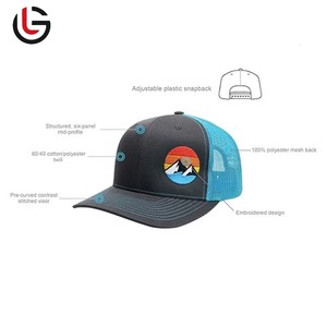 Gorra de camionero ligera Gorra de béisbol con correa ajustable Gorra de malla en colores sólidos para gorras de camionero de malla unisex personalizadas - Product Image 6