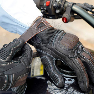 Gants de moto en cuir à vendre Nouveau style de gants de moto pour hommes Concevez vos propres gants de moto - Product Image 2