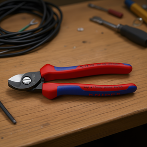 กรรไกรตัดสายเคเบิล Knipex ด้ามจับแบบหลายส่วนประกอบเคลือบเงา ผลิตภัณฑ์กรรไกรและเครื่องตัด - Product Image 3