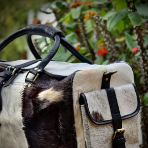 Bolsos de Viaje de Piel de Vaca Auténtica 100% Vintage, Bolsos de Viaje de Piel de Vaca Hechos a Mano Personalizados a Bajo Precio - Product Image 1
