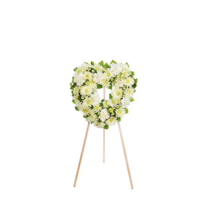 EASEL66NA - Wooden Floral <b>Easel</b>, Natural Wood - 66 (12 pcs) - Product Image 3