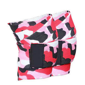 Bande de compression pour le genou en néoprène élastique à haute élasticité, unisexe, personnalisable, pour la musculation, la musculation, la compression, la salle de sport - Product Image 4