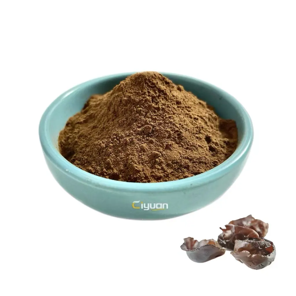 Ciyuan Bio Pemasok Pabrik Food Grade Black Fungus Auricularia Auricular Extract Polysaccharide 30% Powder
