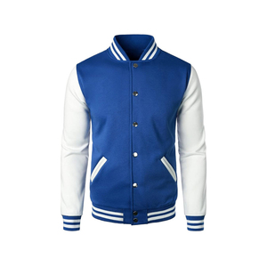 Veste de baseball Letterman du lycée pour hommes Veste universitaire personnalisée avec manches en cuir Vêtements d'hiver-Vente en gros - Product Image 1