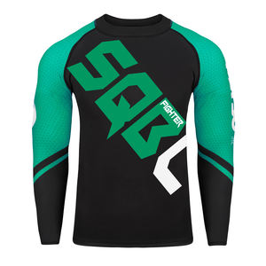 BJJ Rashguard garçons haute Performance Jiu Jitsu garde pour l'entraînement et la compétition blanc bjj mma rash guard fabricant pour hommes - Product Image 1