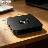 BOXPUT OM MAX 5G Terbaru 2026 Amlogic S905L2 Android 9.0 Smart TV Box WiFi 2.4G/5G BT 4.0 Remote Kontrol Suara 1080P Set Top Box