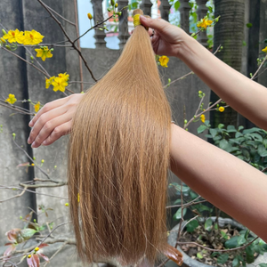 Vente en gros d'extension de cheveux 100% humains Remy de meilleure qualité cheveux vierges en vrac à double tirage cheveux vietnamiens avec couleur de surbrillance - Product Image 5