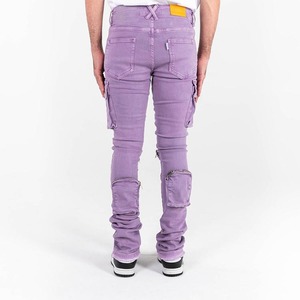 Best Quality Custom Men Casual <b>Jeans</b> Pants Winter Breathable Canvas <b>Elastic</b> Waist OEM Stylish - Product Image 3