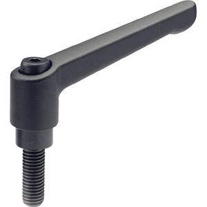 GN 300 D1 M 6 mm แคลมป์เธรดภายนอกพร้อมก้านโยกที่ปรับได้ L1 45 mm L2 32 mm - Product Image 1