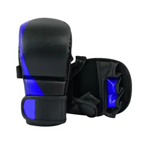 Durable High Lightweight Eco-Friendly PU Leather Boxing MMA Training <b>Gloves</b> <b>Laced</b> Wrist Customizable Wholesale Punching Bag - Product Image 2