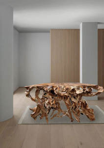 TABLE CONSOLE RACINE DE TECK POUR SALON-DÉCORATION MEUBLES EN BOIS-FABRICANT DE MEUBLES JEPARA INDONÉSIE 21 - Product Image 3