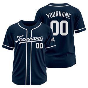 Nuevo diseño personalizado al por mayor sublimación adultos béisbol y fútbol desgaste conjuntos orden béisbol Jersey - Product Image 2