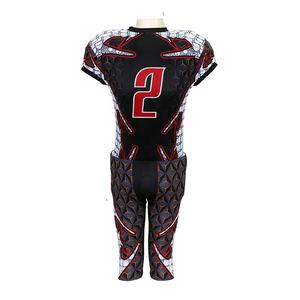 Conjunto de Uniforme de Fútbol Americano Personalizado por Sublimación, Manga Corta, Estampado, 100% Poliéster, Más Vendido - Product Image 4