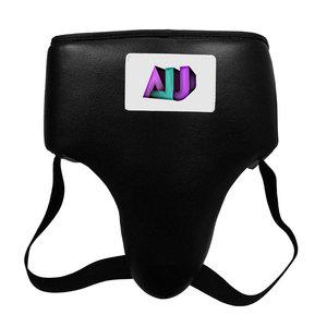 Protège-aine en cuir réglable pour le sport et la remise en forme - Protection durable et respirante pendant les entraînements, les matchs ou les compétitions - Product Image 1