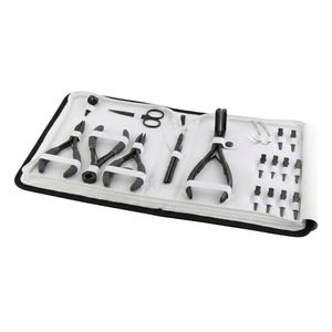 Kit d'outils professionnels en titane doré pour extensions de cheveux, pinces métalliques et kit d'enfilage pour l'installation et le retrait, OEM - Product Image 2