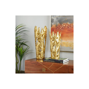 Deluxe Flower <b>Vase</b> in Copper-Plated Finished With <b>Vintage</b> Design Perfect for Elegant Tableware and Home Decor Use - Product Image 6