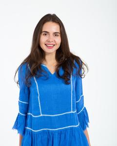 Vestido corto con manga tres cuartos y cuello en V para mujer, minivestido de fiesta de diseñador, a la moda, gran oferta - Product Image 5