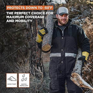 Salopette de travail haute visibilité respirante en Polartec durable, vêtements de travail de qualité supérieure pour les conditions météorologiques extrêmes - Product Image 4