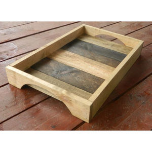 Nueva llegada antigua bandeja de madera para servir té y café bandeja para servir accesorios de cocina para el hogar al mejor precio - Product Image 3