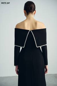 Robes attrayantes pour femmes bon prix robe LAYLA nouveau style tissu tissé rayonne spandex emballage personnalisé WHITEANT Vietnam usine - Product Image 5