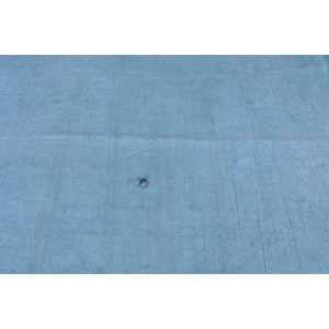 Alfombra Turca Vintage de 6.4x11.6 pies, Alfombra Azul Camuflaje - Product Image 5