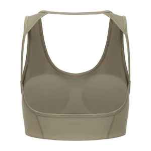 บราโยคะรุ่นใหม่ล่าสุดสำหรับผู้หญิง แบบชิ้นเดียว ยืดหยุ่นสูง ซับแรงกระแทก ดีไซน์รูปตัวยูสองสี - Product Image 2