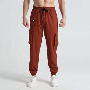 Pantalon de jogging pour homme de haute qualité avec logo personnalisé, décontracté, léger, taille élastique avec cordon de serrage, 100% coton molletonné respirant - Product Image 3