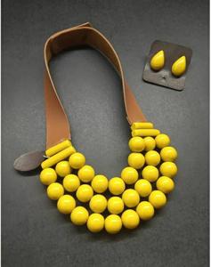 Hot <b>Sale</b> <b>Women</b> High Quality Colorful Creative Resin Beads African Jewelry Statement Necklace Wedding Jewelry Accessories - Product Image 5